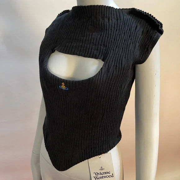 SOLD! Vivienne Westwood KATE CORSET BLK NWT IT40 - Picture 6 of 12